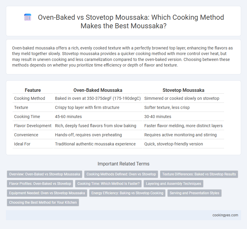 Oven-Baked vs Stovetop Moussaka: Which Cooking Method Makes the Best Moussaka?