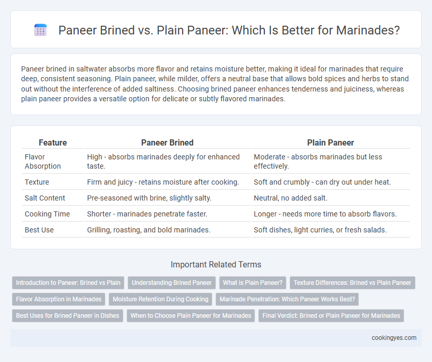 Paneer Brined vs. Plain Paneer: Which Is Better for Marinades?