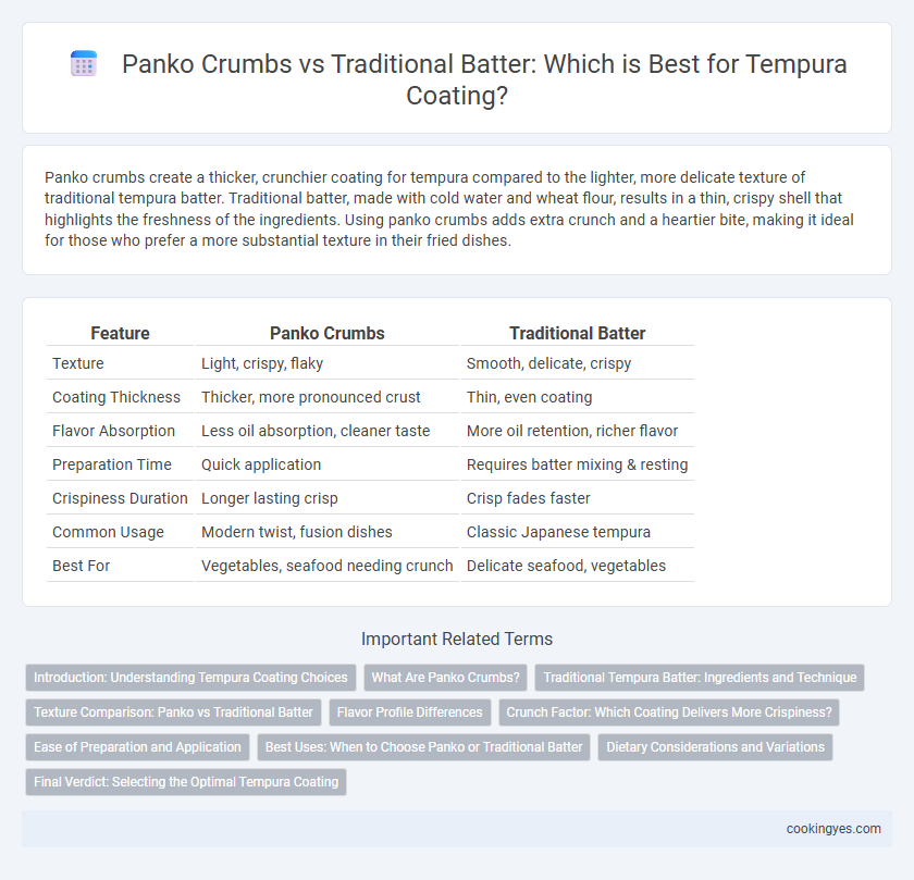 Panko Crumbs vs Traditional Batter: Which is Best for Tempura Coating?