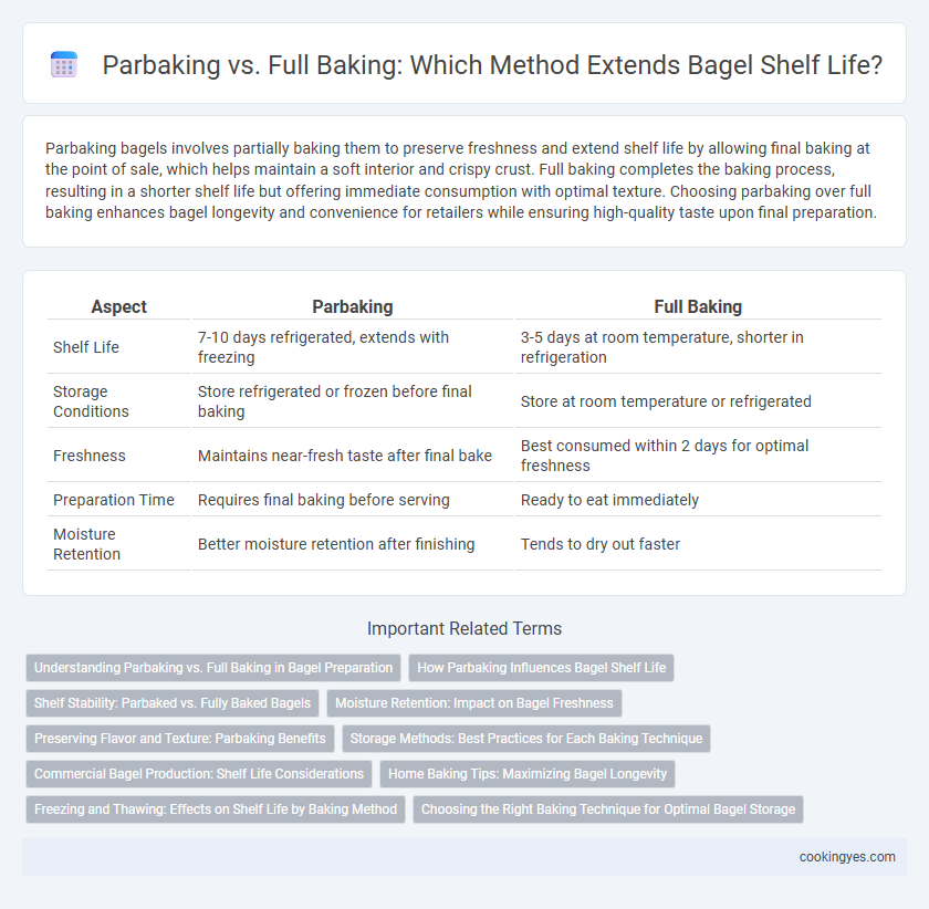 Parbaking vs. Full Baking: Which Method Extends Bagel Shelf Life?
