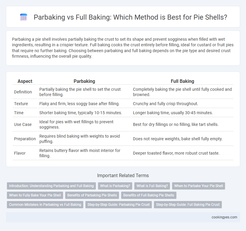 Parbaking vs Full Baking: Which Method is Best for Pie Shells?