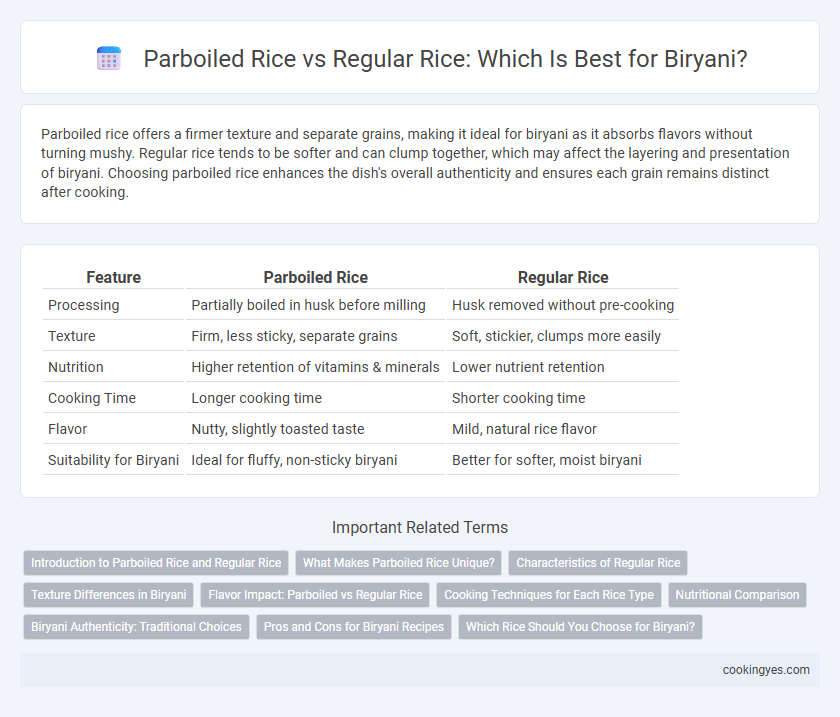 Parboiled Rice vs Regular Rice: Which Is Best for Biryani?