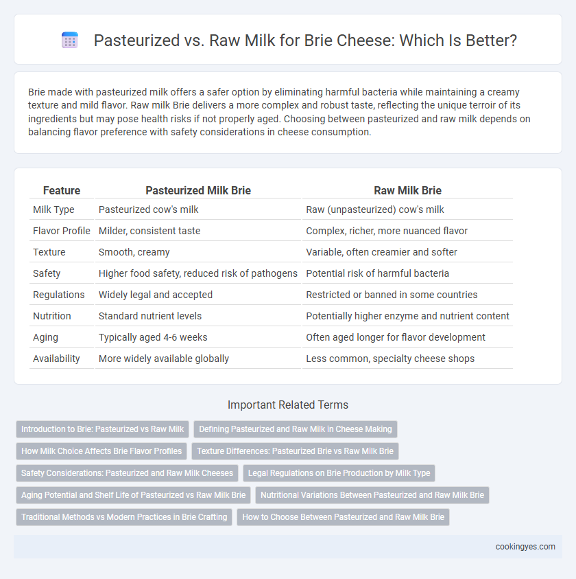 Pasteurized vs. Raw Milk for Brie Cheese: Which Is Better?