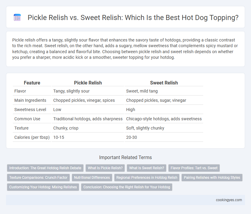 Pickle Relish vs. Sweet Relish: Which Is the Best Hot Dog Topping?