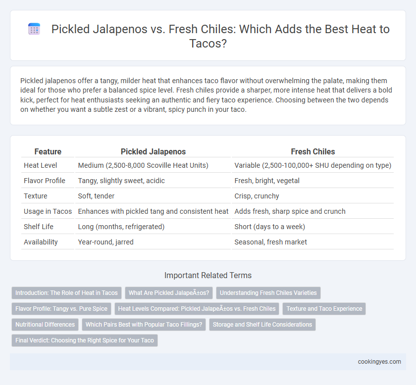 Pickled Jalapenos vs. Fresh Chiles: Which Adds the Best Heat to Tacos?