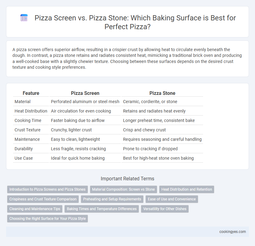 Pizza Screen vs. Pizza Stone: Which Baking Surface is Best for Perfect Pizza?