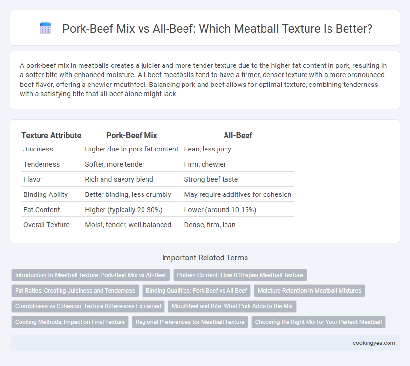 Pork-Beef Mix vs All-Beef: Which Meatball Texture Is Better?