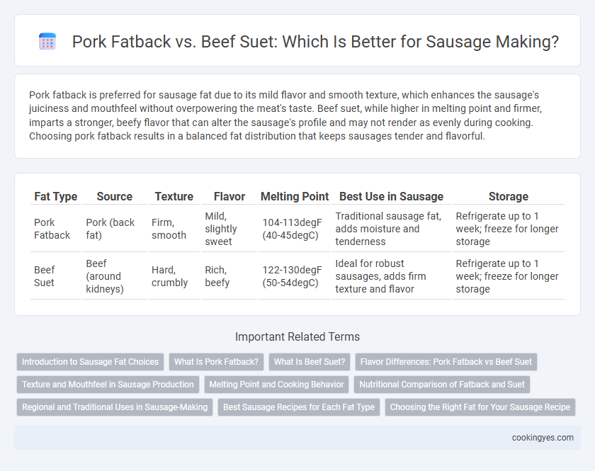 Pork Fatback vs. Beef Suet: Which Is Better for Sausage Making?