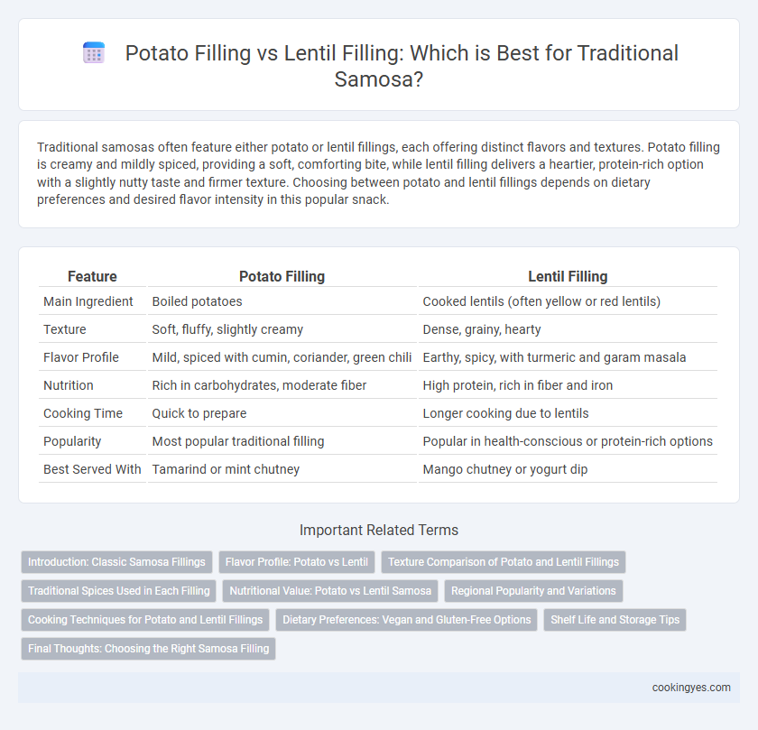 Potato Filling vs Lentil Filling: Which is Best for Traditional Samosa?
