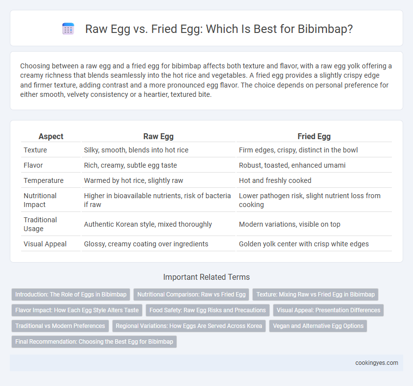 Raw Egg vs. Fried Egg: Which Is Best for Bibimbap?