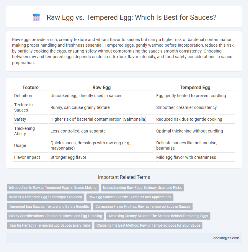 Raw Egg vs. Tempered Egg: Which Is Best for Sauces?