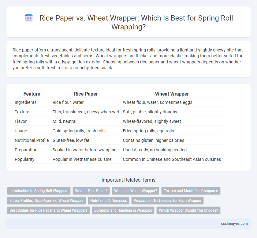 Rice Paper vs. Wheat Wrapper: Which Is Best for Spring Roll Wrapping?