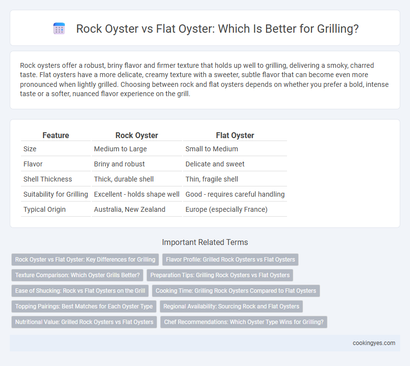 Rock Oyster vs Flat Oyster: Which Is Better for Grilling?