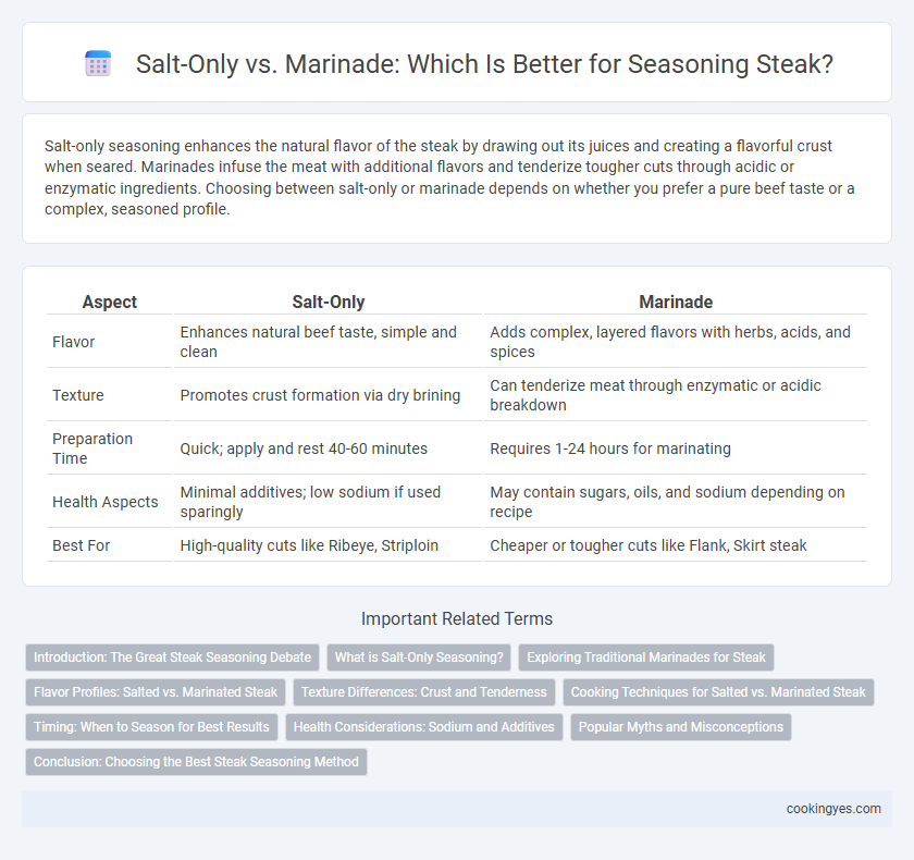 Salt-Only vs. Marinade: Which Is Better for Seasoning Steak?