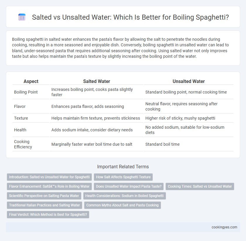 Salted vs Unsalted Water: Which Is Better for Boiling Spaghetti?