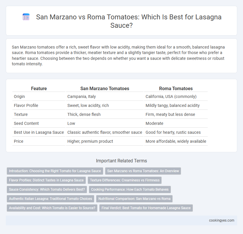 San Marzano vs Roma Tomatoes: Which Is Best for Lasagna Sauce?