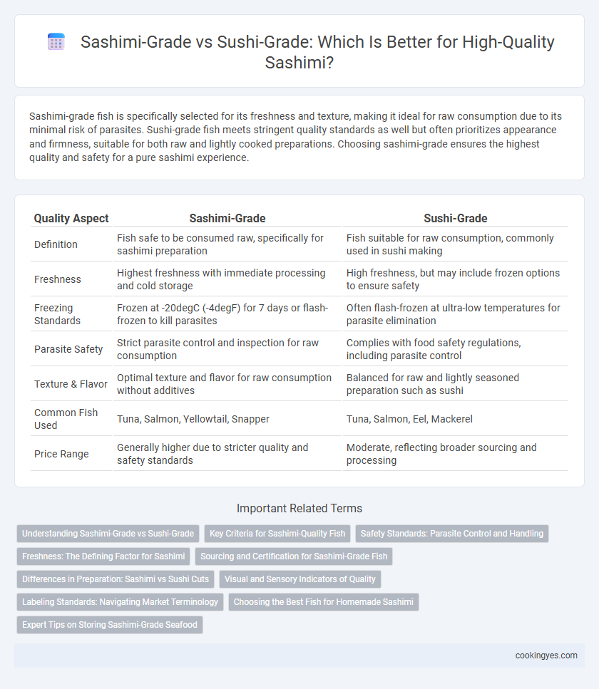 Sashimi-Grade vs Sushi-Grade: Which Is Better for High-Quality Sashimi?