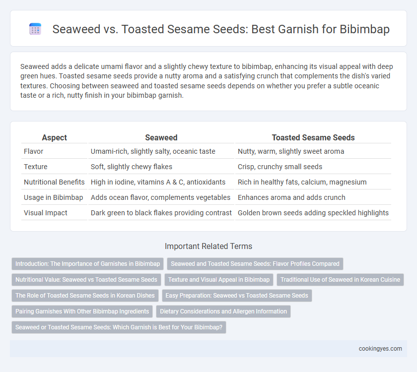Seaweed vs. Toasted Sesame Seeds: Best Garnish for Bibimbap