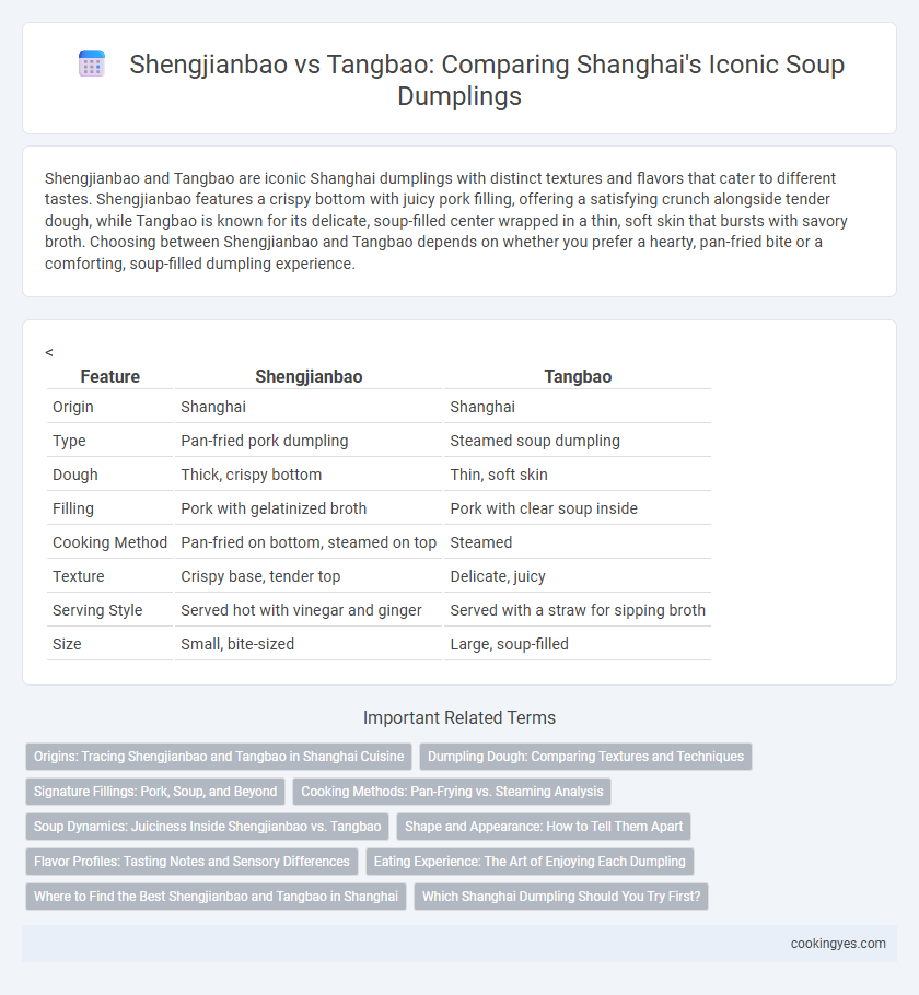 Shengjianbao vs Tangbao: Comparing Shanghai's Iconic Soup Dumplings