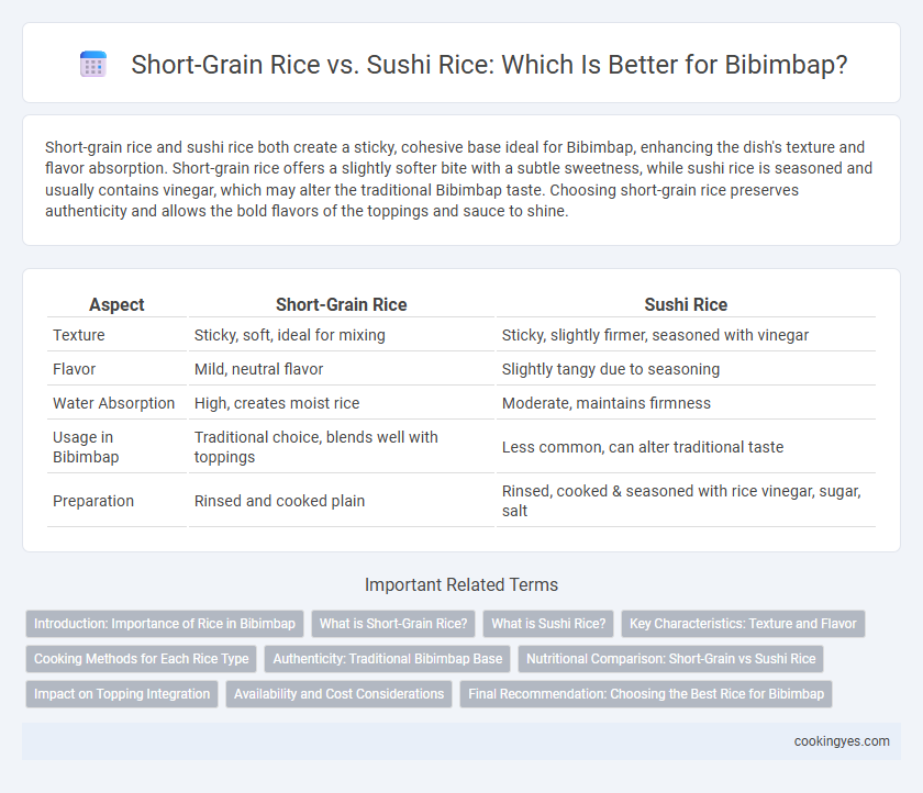 Short-Grain Rice vs. Sushi Rice: Which Is Better for Bibimbap?