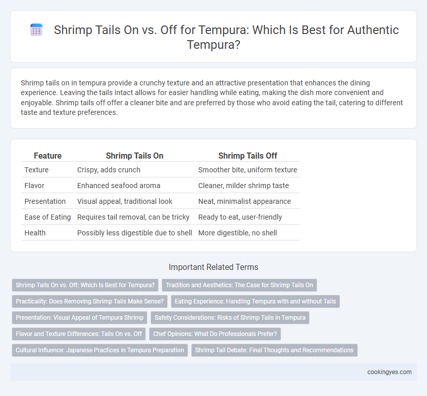Shrimp Tails On vs. Off for Tempura: Which Is Best for Authentic Tempura?