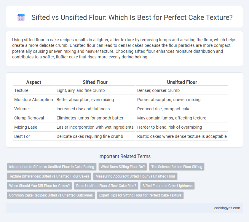 Sifted vs Unsifted Flour: Which Is Best for Perfect Cake Texture?