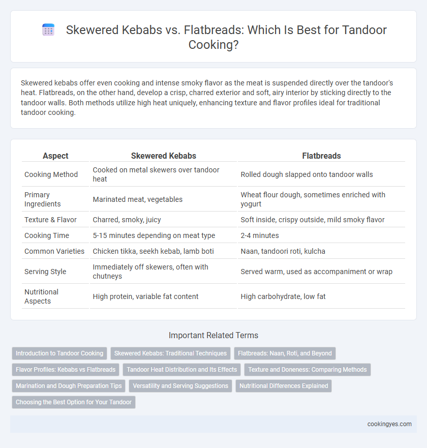 Skewered Kebabs vs. Flatbreads: Which Is Best for Tandoor Cooking?