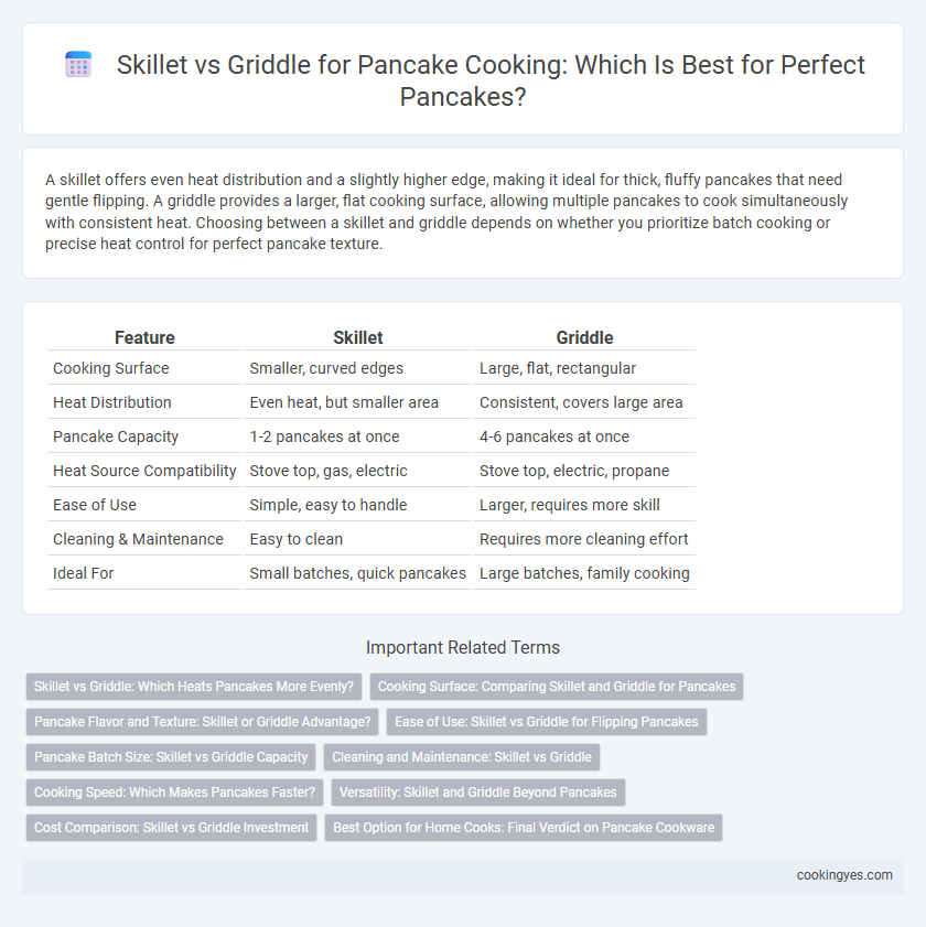 Skillet vs Griddle for Pancake Cooking: Which Is Best for Perfect Pancakes?