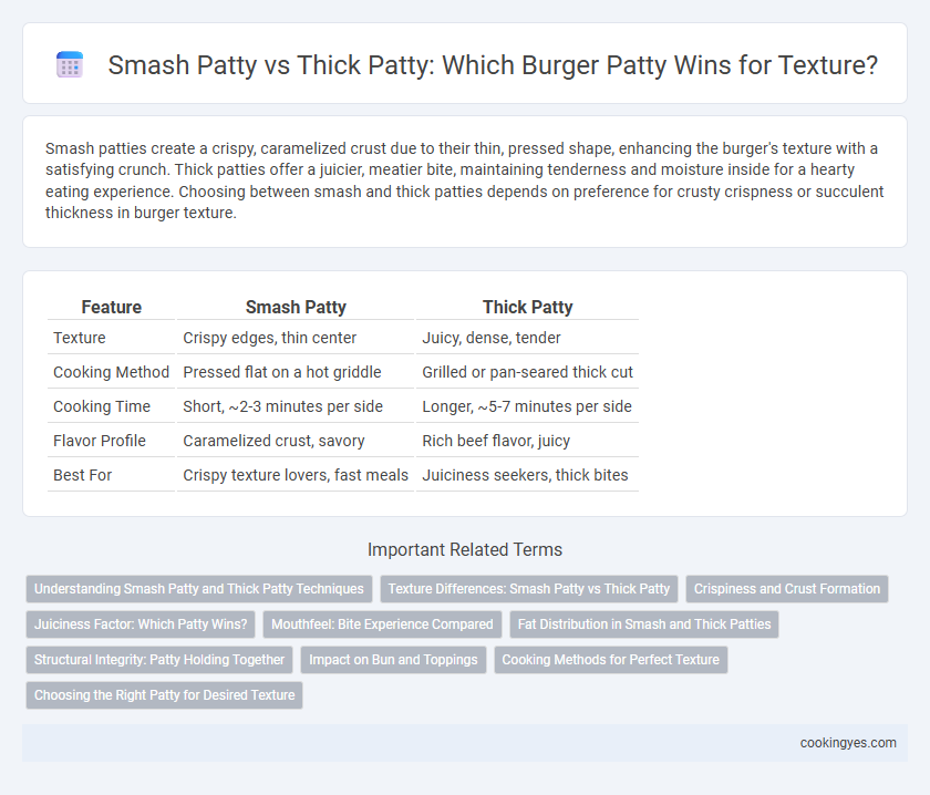 Smash Patty vs Thick Patty: Which Burger Patty Wins for Texture?