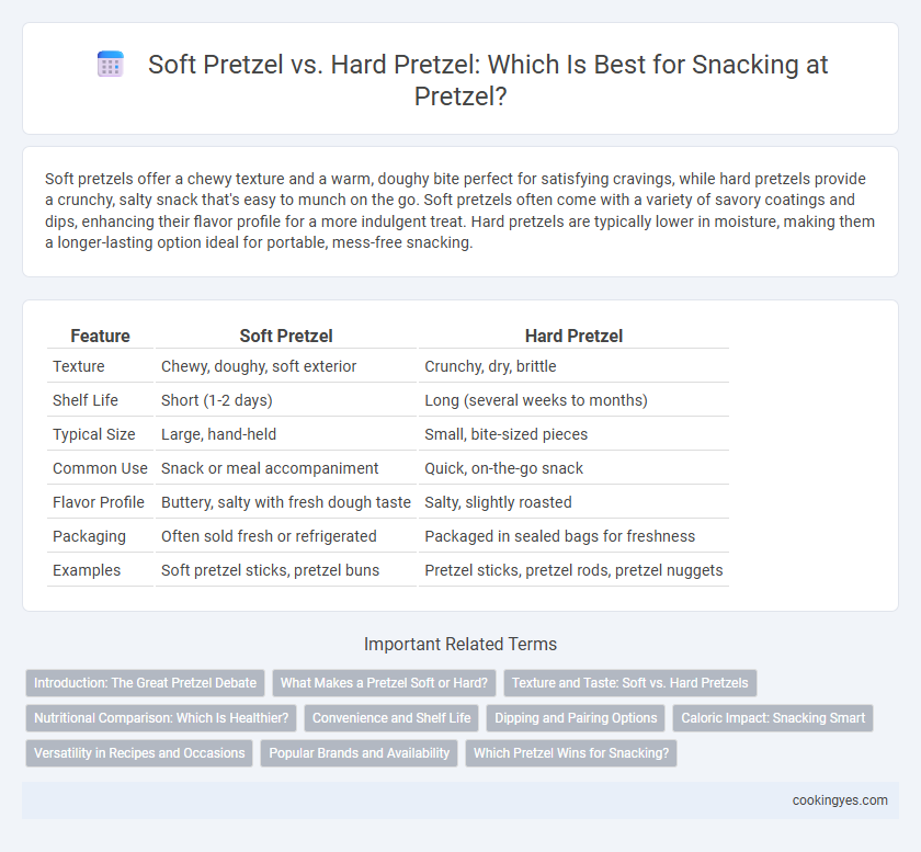 Soft Pretzel vs. Hard Pretzel: Which Is Best for Snacking at Pretzel?