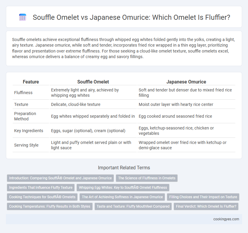 Souffle Omelet vs Japanese Omurice: Which Omelet Is Fluffier?