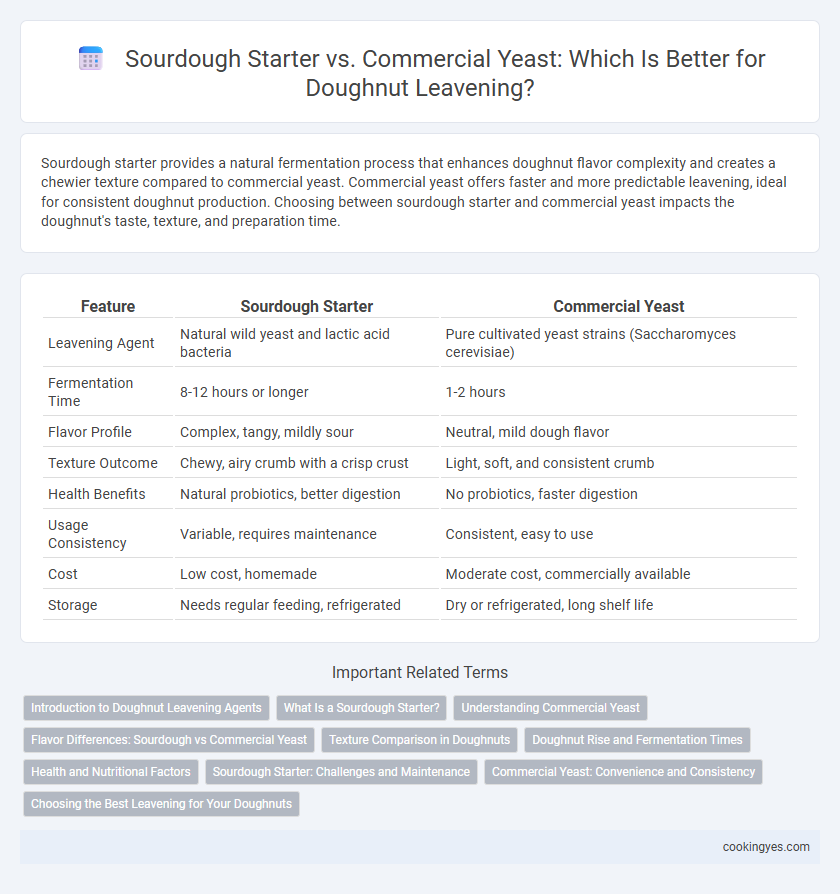Sourdough Starter vs. Commercial Yeast: Which Is Better for Doughnut Leavening?