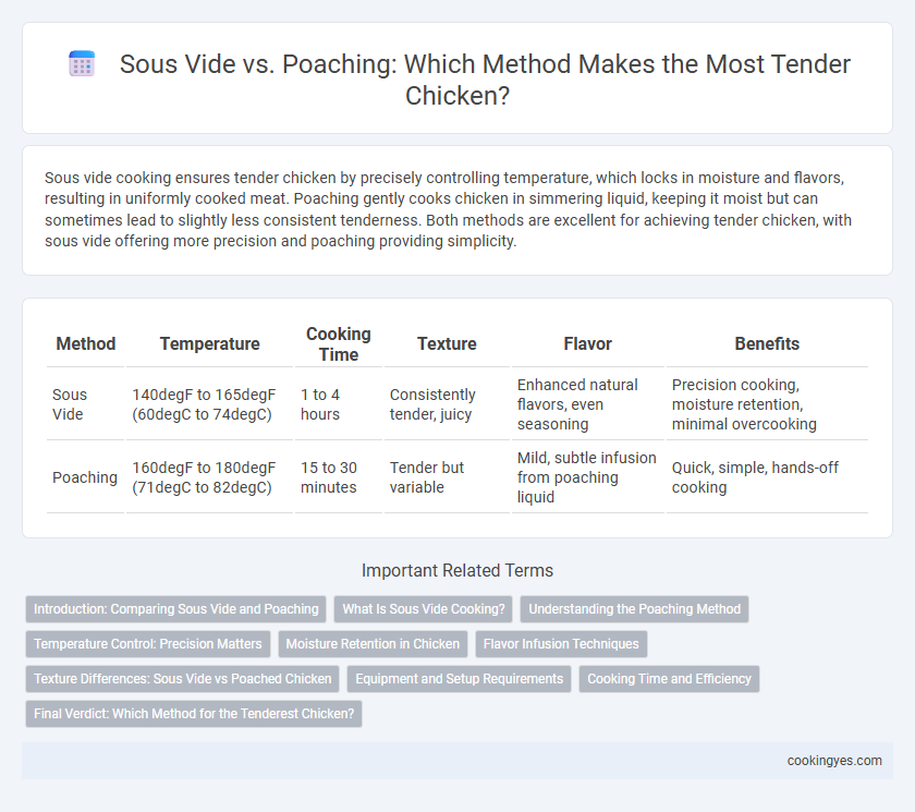 Sous Vide vs. Poaching: Which Method Makes the Most Tender Chicken?