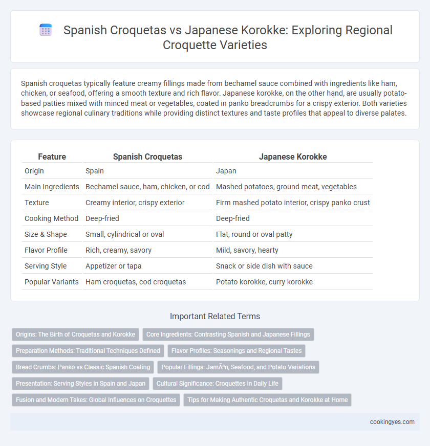 Spanish Croquetas vs Japanese Korokke: Exploring Regional Croquette Varieties