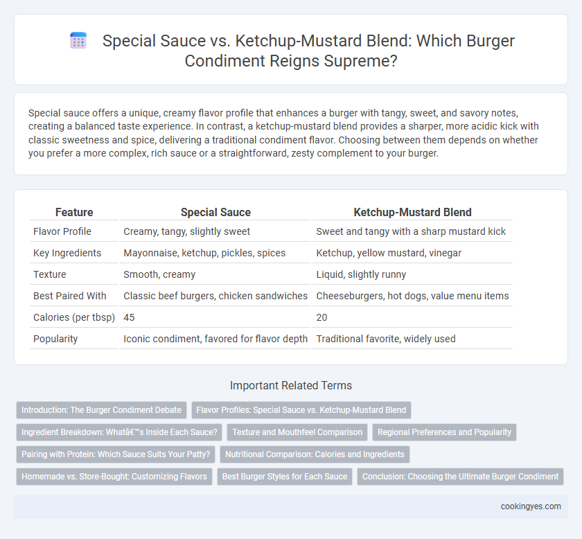 Special Sauce vs. Ketchup-Mustard Blend: Which Burger Condiment Reigns Supreme?