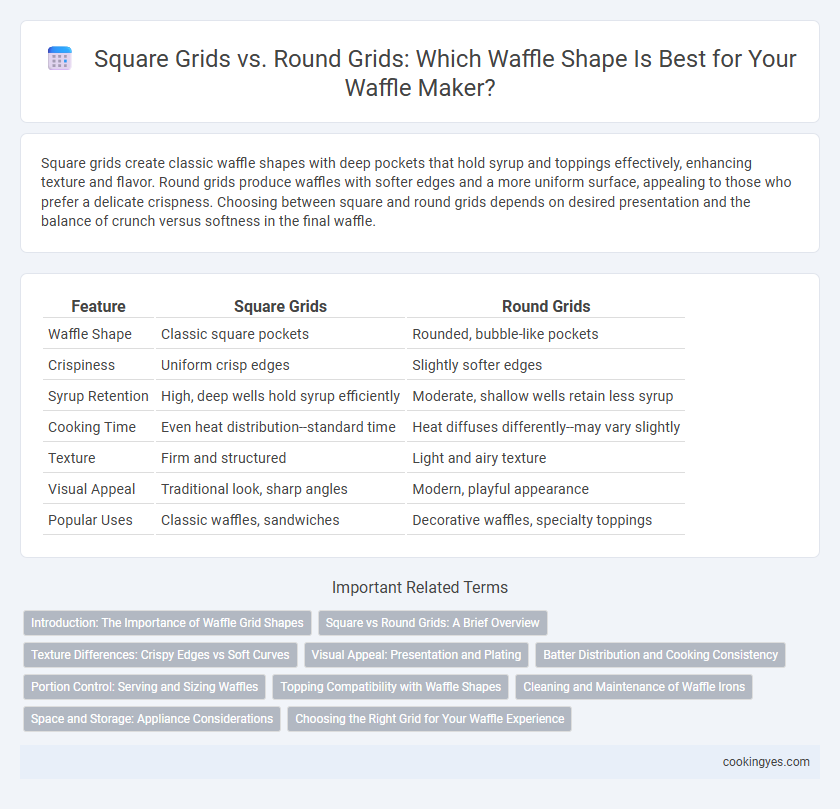 Square Grids vs. Round Grids: Which Waffle Shape Is Best for Your Waffle Maker?