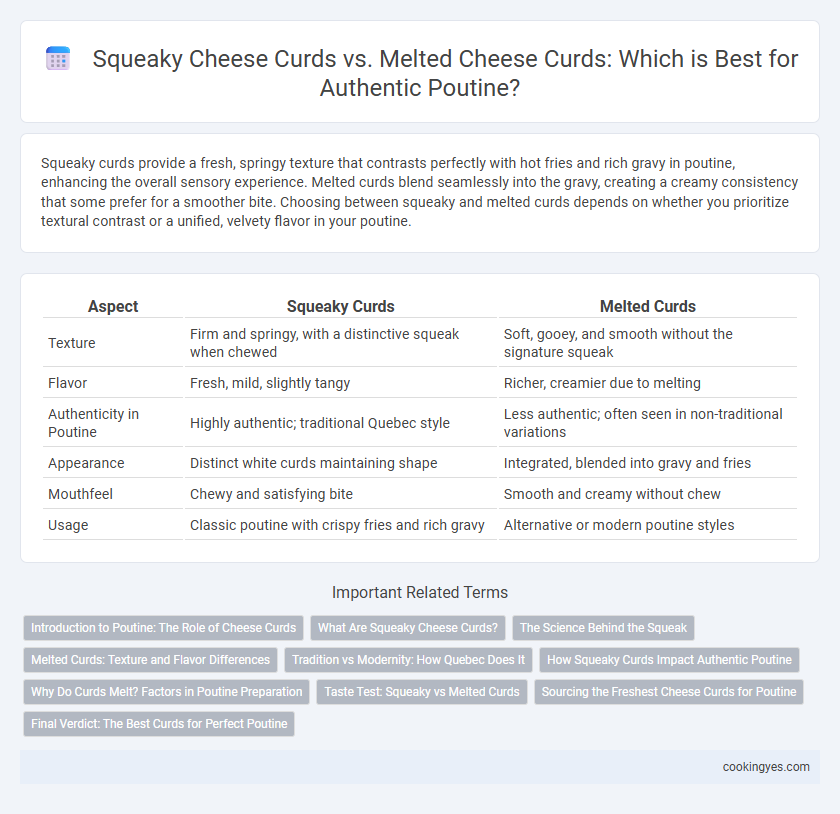 Squeaky Cheese Curds vs. Melted Cheese Curds: Which is Best for Authentic Poutine?
