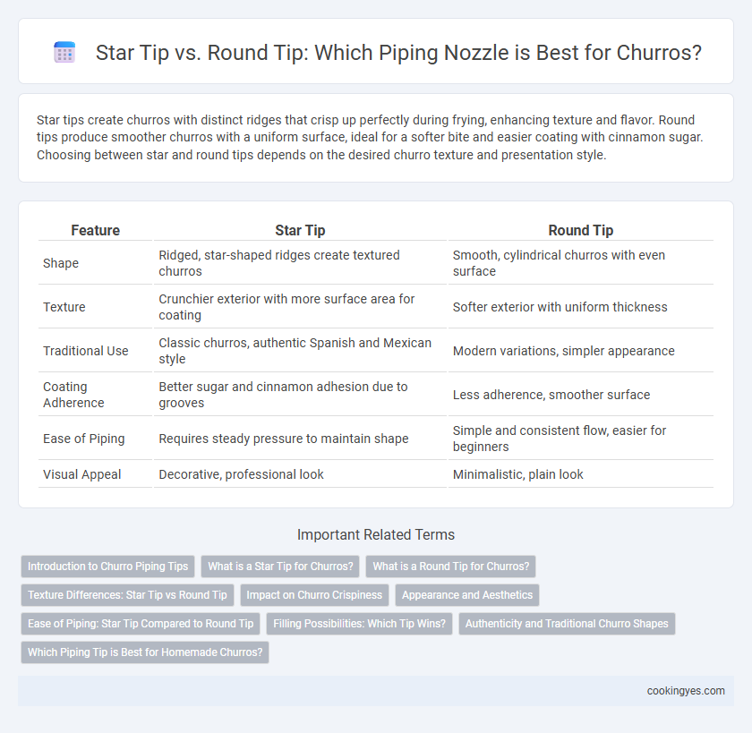Star Tip vs. Round Tip: Which Piping Nozzle is Best for Churros?