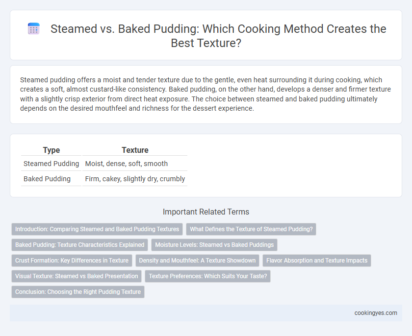 Steamed vs. Baked Pudding: Which Cooking Method Creates the Best Texture?
