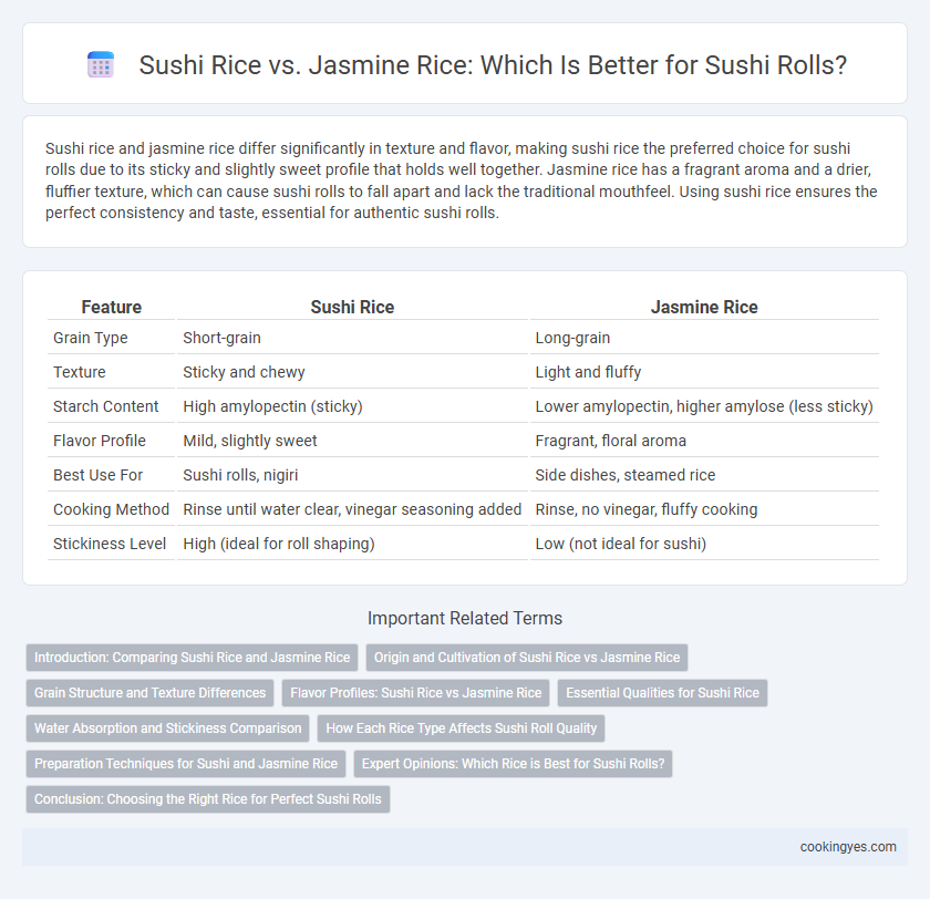 Sushi Rice vs. Jasmine Rice: Which Is Better for Sushi Rolls?