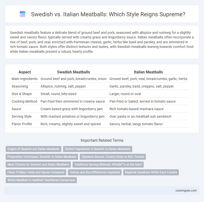 Swedish vs. Italian Meatballs: Which Style Reigns Supreme?