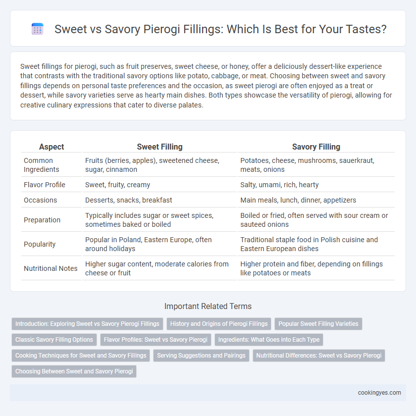 Sweet vs Savory Pierogi Fillings: Which Is Best for Your Tastes?
