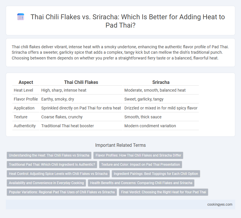 Thai Chili Flakes vs. Sriracha: Which Is Better for Adding Heat to Pad Thai?
