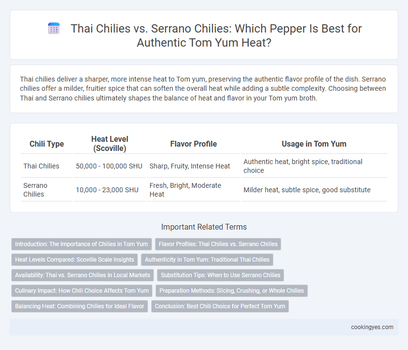 Thai Chilies vs. Serrano Chilies: Which Pepper Is Best for Authentic Tom Yum Heat?