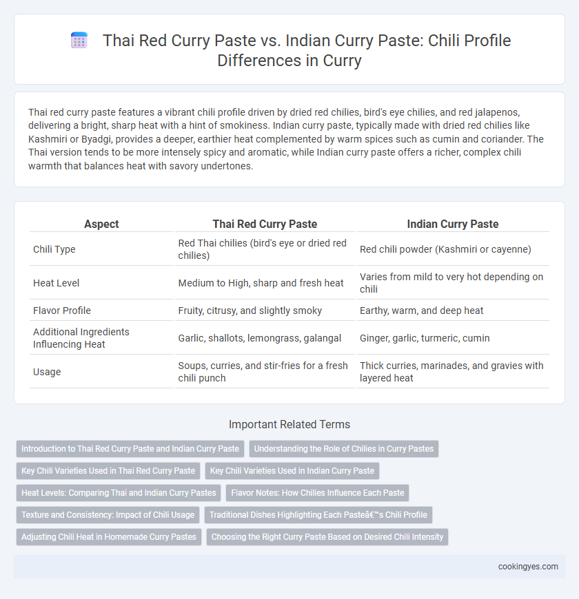 Thai Red Curry Paste vs. Indian Curry Paste: Chili Profile Differences in Curry