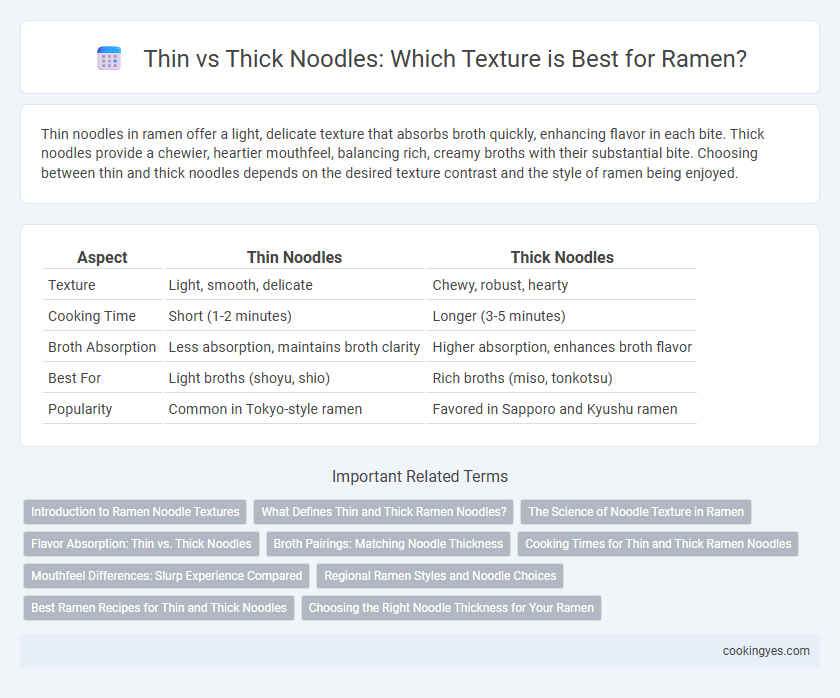 Thin vs Thick Noodles: Which Texture is Best for Ramen?