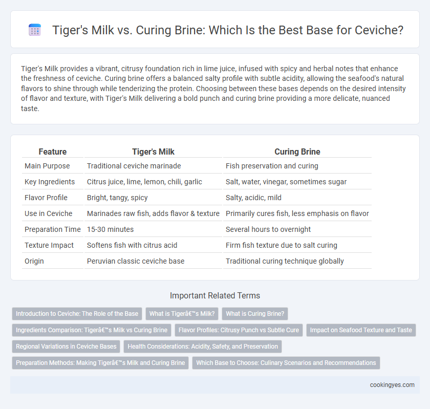 Tiger's Milk vs. Curing Brine: Which Is the Best Base for Ceviche?