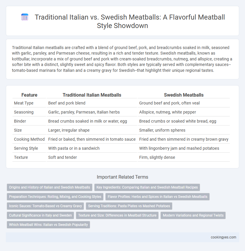 Traditional Italian vs. Swedish Meatballs: A Flavorful Meatball Style Showdown