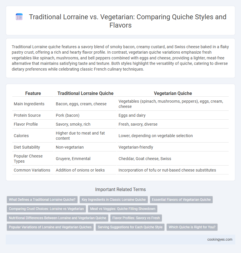 Traditional Lorraine vs. Vegetarian: Comparing Quiche Styles and Flavors