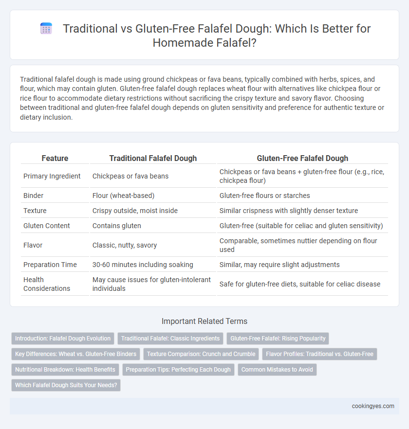Traditional vs Gluten-Free Falafel Dough: Which Is Better for Homemade Falafel?
